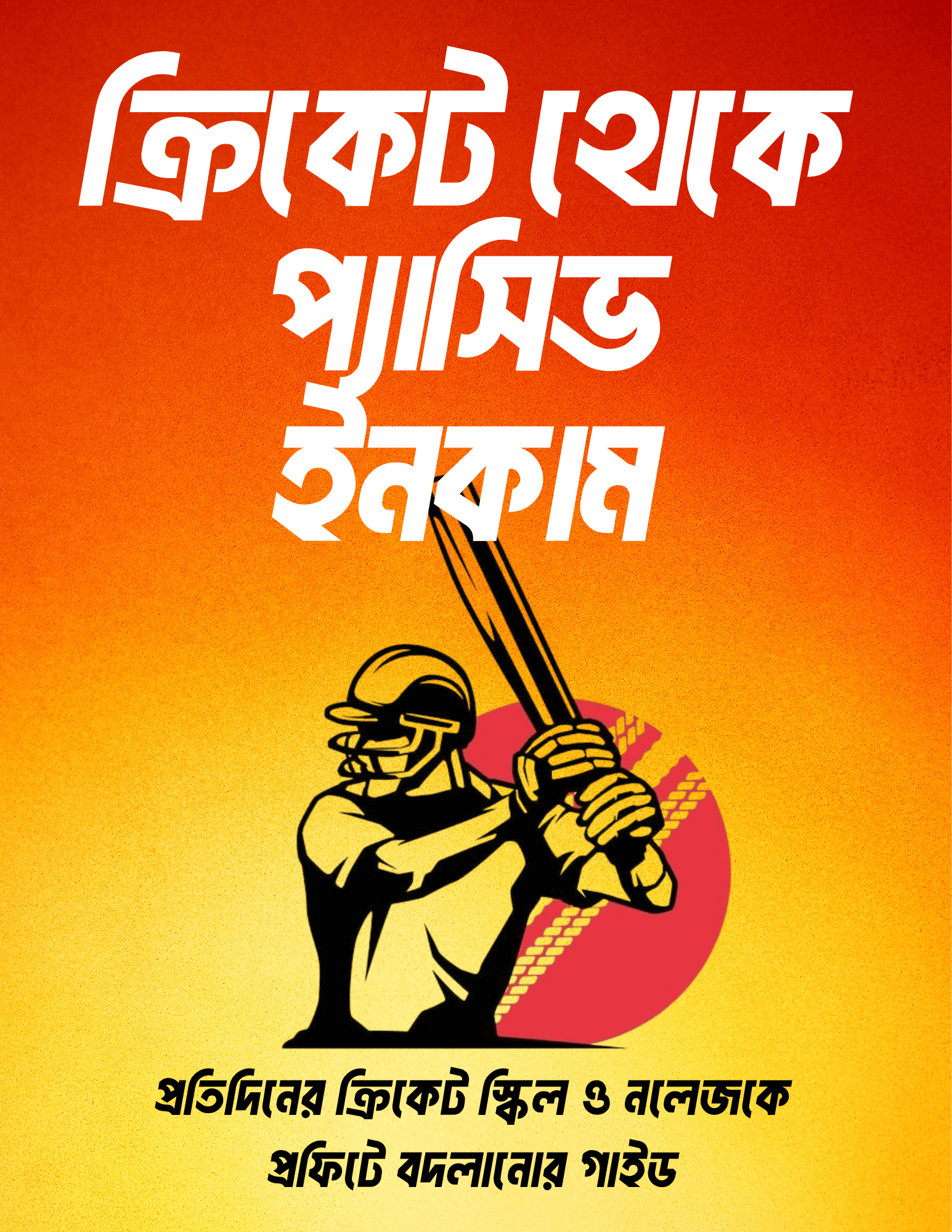 cricket to passive income cover